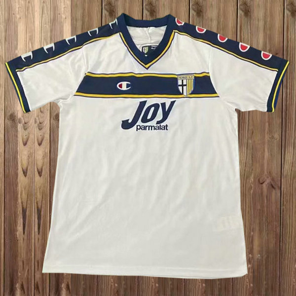 seconda maglia parma 2001-2002 bianco uomo