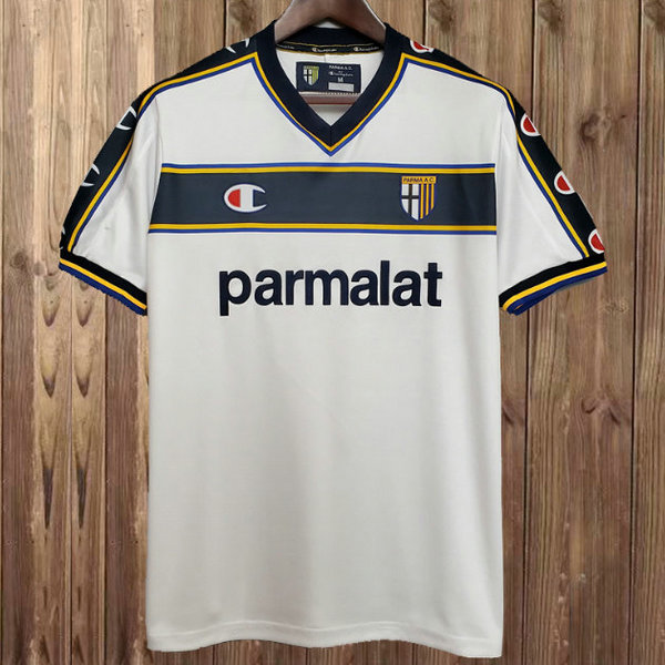 seconda maglia parma 2002-2003 bianco uomo