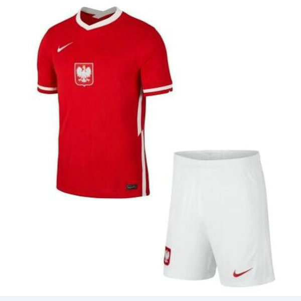 seconda maglia polonia 2021 2022 rosso bambino