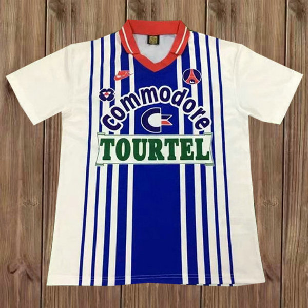 seconda maglia psg 1993-1994 bianco uomo