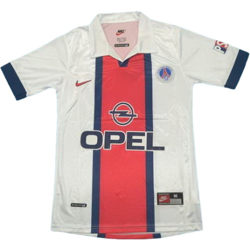 seconda maglia psg 1998-1999 bianco uomo