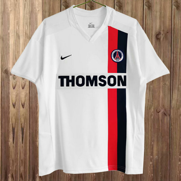 seconda maglia psg 2003-2004 bianco uomo