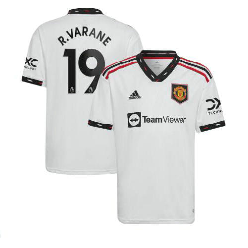 seconda maglia r. varane 19 manchester united 2022-2023 uomo