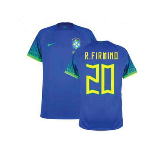 seconda maglia r.firmino 20 brasile 2022 uomo