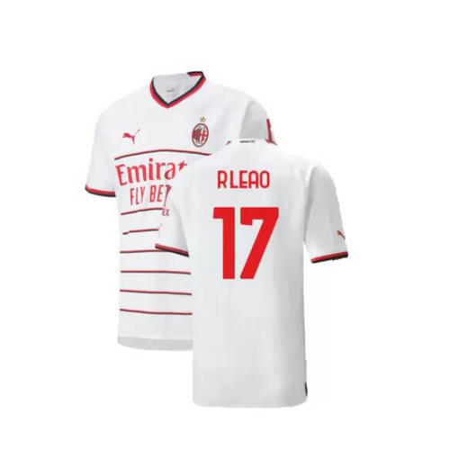 seconda maglia r.leao 17 ac milan 2022-2023 uomo