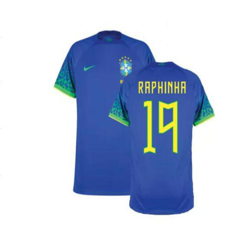 seconda maglia raphinha 19 brasile 2022 uomo