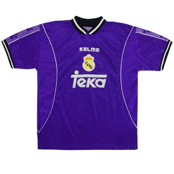 seconda maglia real madrid 1997-1998 blu uomo