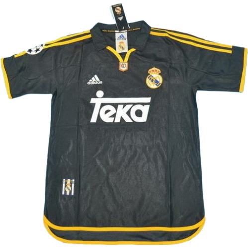 seconda maglia real madrid 1999-2000 nero uomo