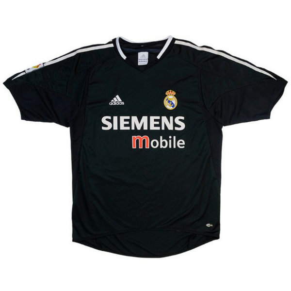 seconda maglia real madrid 2004-2005 nero uomo