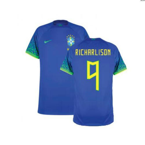 seconda maglia richarlison 9 brasile 2022 uomo