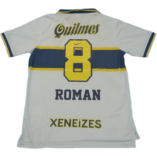 seconda maglia riqueleme 8 boca juniors 1996-1997 bianco uomo