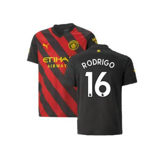 seconda maglia rodrigo 16 manchester city 2022-2023 uomo