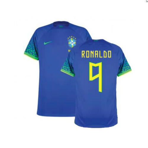 seconda maglia ronaldo 9 brasile 2022 uomo