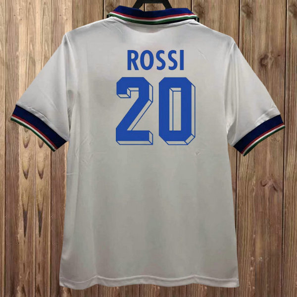 seconda maglia rossi 20 italia 1982 bianco uomo