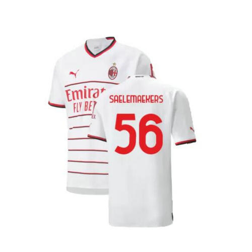 seconda maglia saelemaekers 56 ac milan 2022-2023 uomo