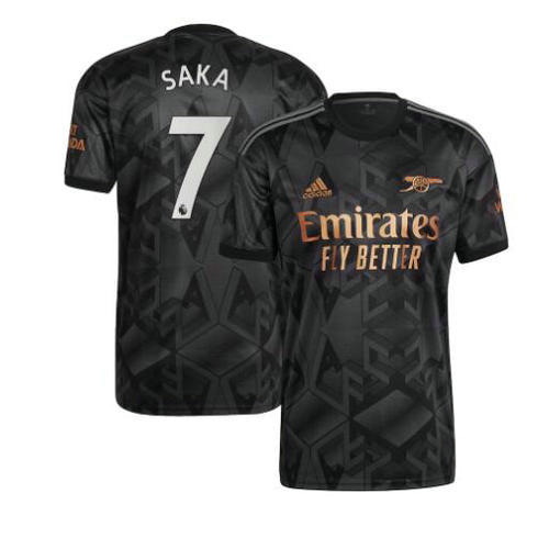 seconda maglia saka 7 arsenal 2022-2023 uomo