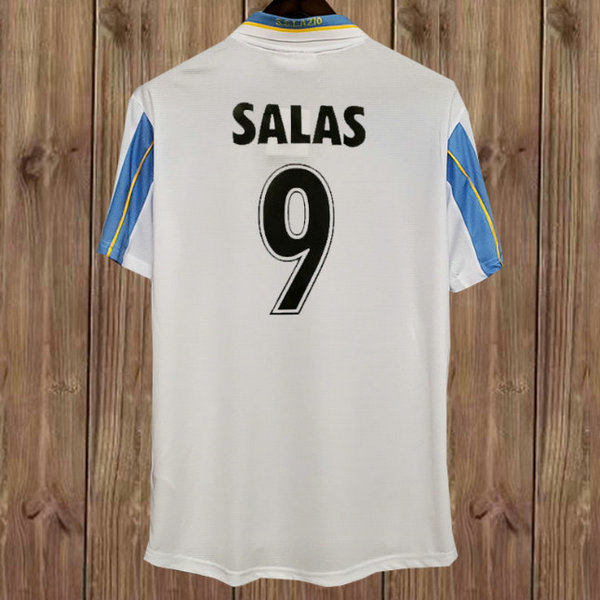 seconda maglia salas 9 lazio 1999-2000 bianco uomo