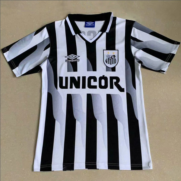 seconda maglia santos 1998-1999 nero uomo