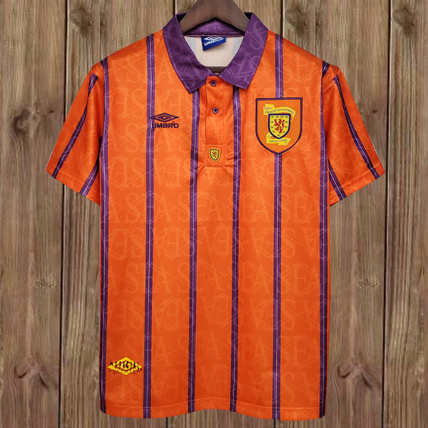 seconda maglia scozia 1993-1994 orange uomo