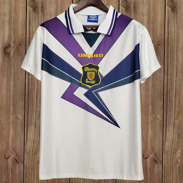 seconda maglia scozia 1994-1996 bianco uomo