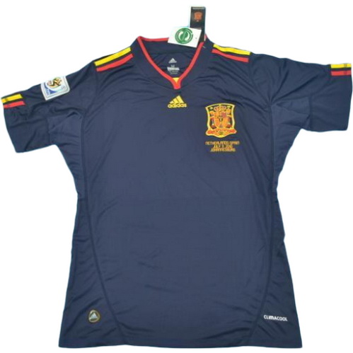 seconda maglia spagna copa mundial 2010 blu uomo