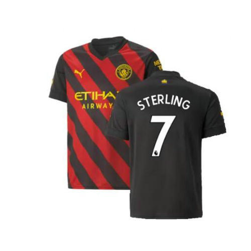 seconda maglia sterling 7 manchester city 2022-2023 uomo