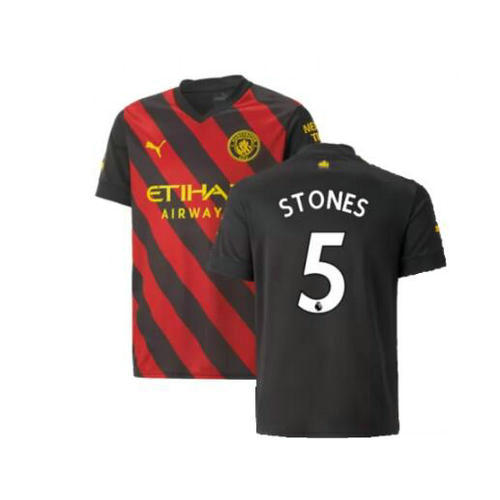 seconda maglia stones 5 manchester city 2022-2023 uomo