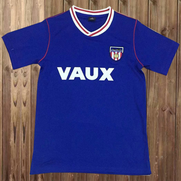 seconda maglia sunderland 1990 blu uomo