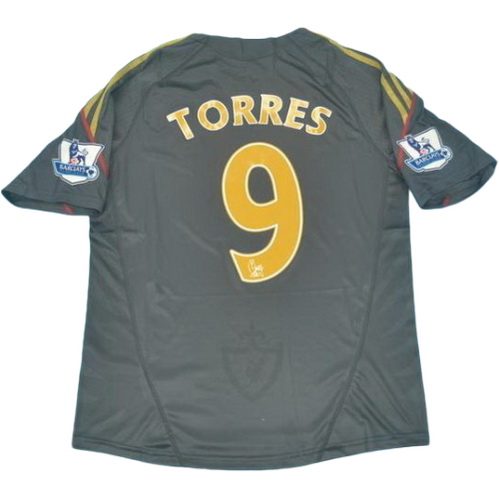 seconda maglia torres 9 liverpool 2009-2010 nero uomo