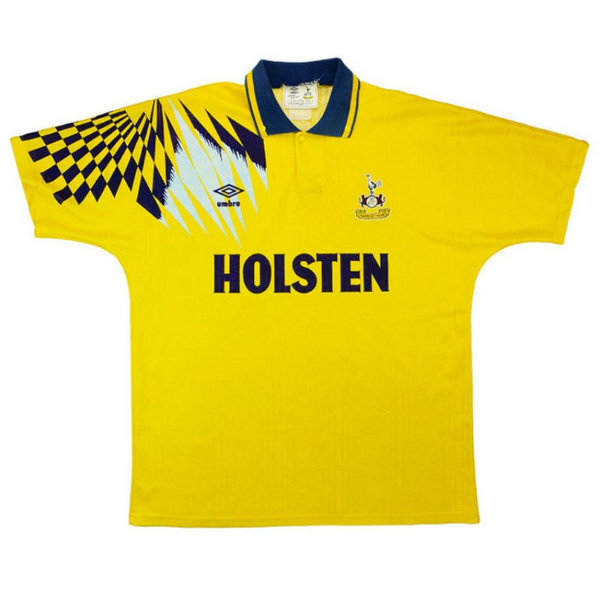 seconda maglia tottenham hotspur 1991-1994 giallo uomo