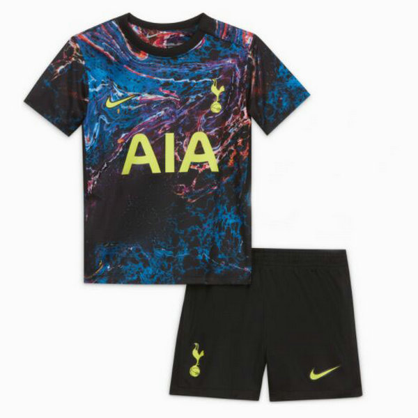 seconda maglia tottenham hotspur 2021 2022 nero blu bambino