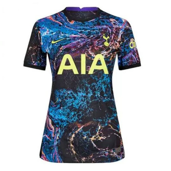 seconda maglia tottenham hotspur 2021 2022 nero blu donna