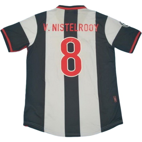 seconda maglia v.nistelrooy 8 psv eindhoven 1998 bianco uomo