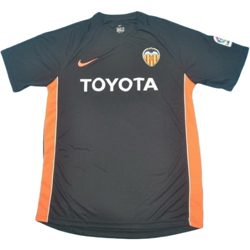 seconda maglia valencia 2006-2007 nero uomo