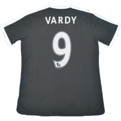 seconda maglia vardy 9 leicester city 2015-2016 nero uomo