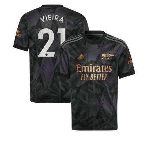 seconda maglia vieira 21 arsenal 2022-2023 uomo