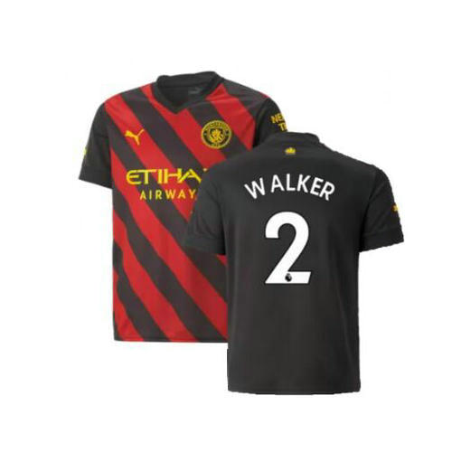 seconda maglia walker 2 manchester city 2022-2023 uomo