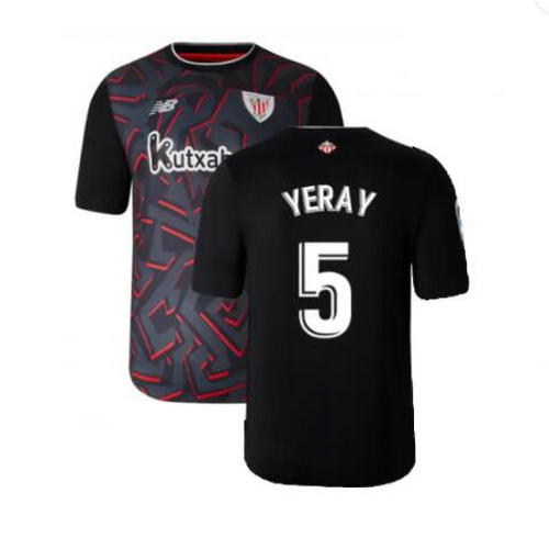 seconda maglia yeray 5 athletic bilbao 2022-2023 uomo