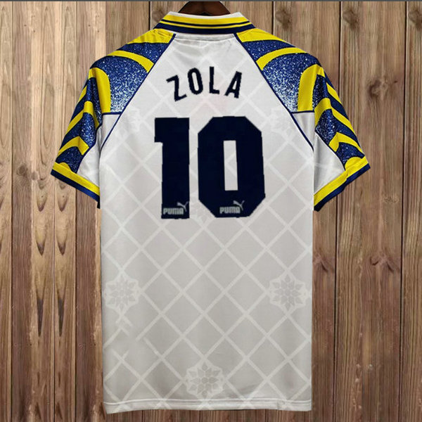 seconda maglia zola 10 parma 1995-1997 bianco uomo