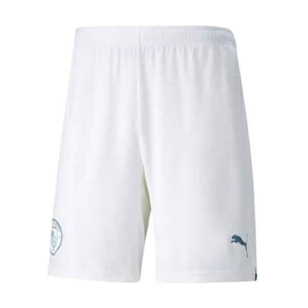 seconda pantaloncini manchester city 2021 2022 bianco uomo