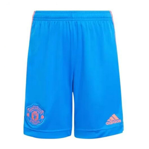 seconda pantaloncini manchester united 2021 2022 blu uomo