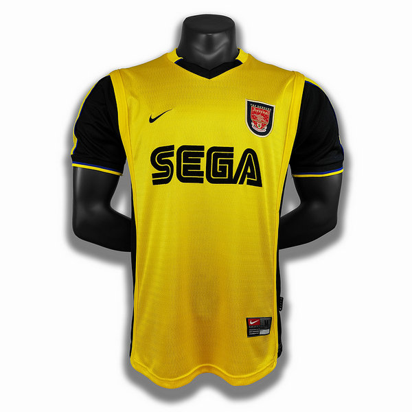 seconda player maglia arsenal 1999 2000 giallo uomo