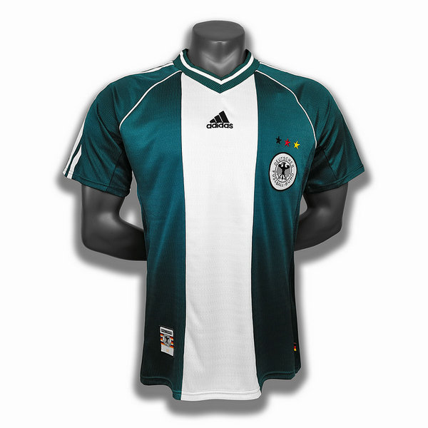 seconda player maglia germania 1998 verde uomo