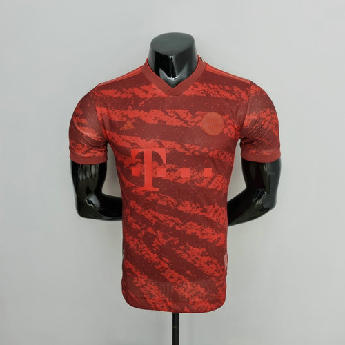 special edition maglia bayern münchen rosso 2022-2023 uomo