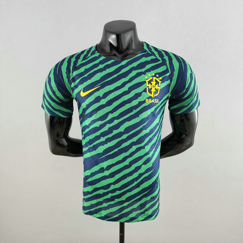 special edition player version maglia brasile verde blu 2022-2023 uomo