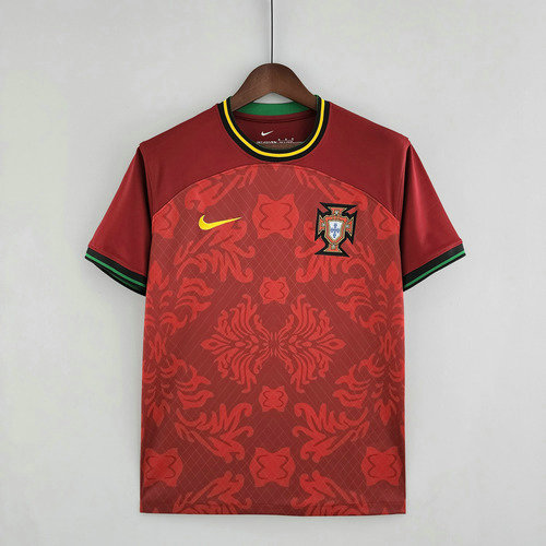 special edition player version maglia portogallo rosso 2022-2023 uomo