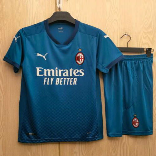 terza completo maglia ac milan 2020-2021 uomo