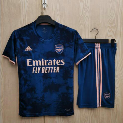 terza completo maglia arsenal 2020-2021 uomo