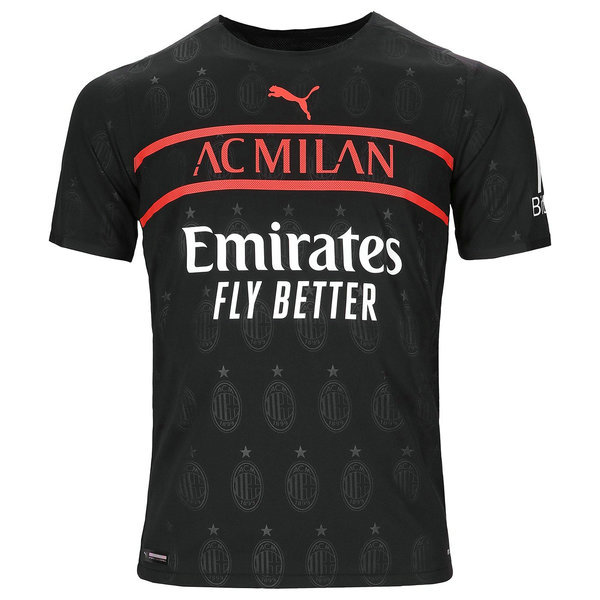 terza divisa maglia ac milan 2021 2022 nero uomo