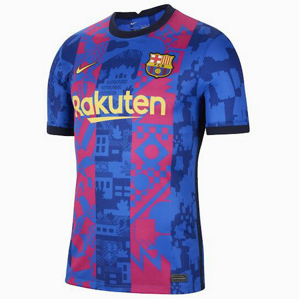 terza divisa maglia barcellona 2021 2022 blu uomo